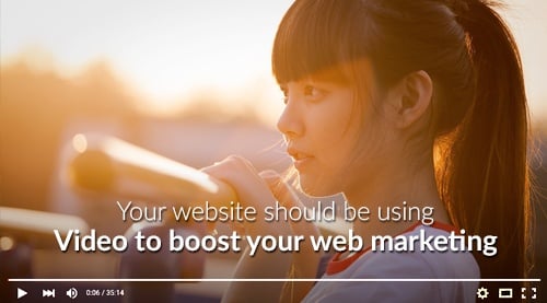 Your website should be using video to boost your web marketing